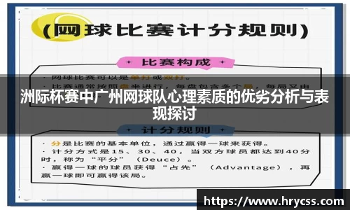 洲际杯赛中广州网球队心理素质的优劣分析与表现探讨